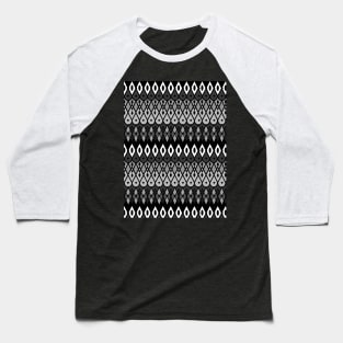 Black and white aztec design Baseball T-Shirt